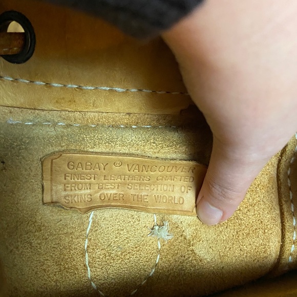 SOLD do not buy. Thrashed vintage leather backpack - Picture 8 of 9